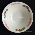 9 inch ceramic salad bowl with custom design